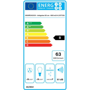 Hotte encastrable FALMEC GRUPEVO3131