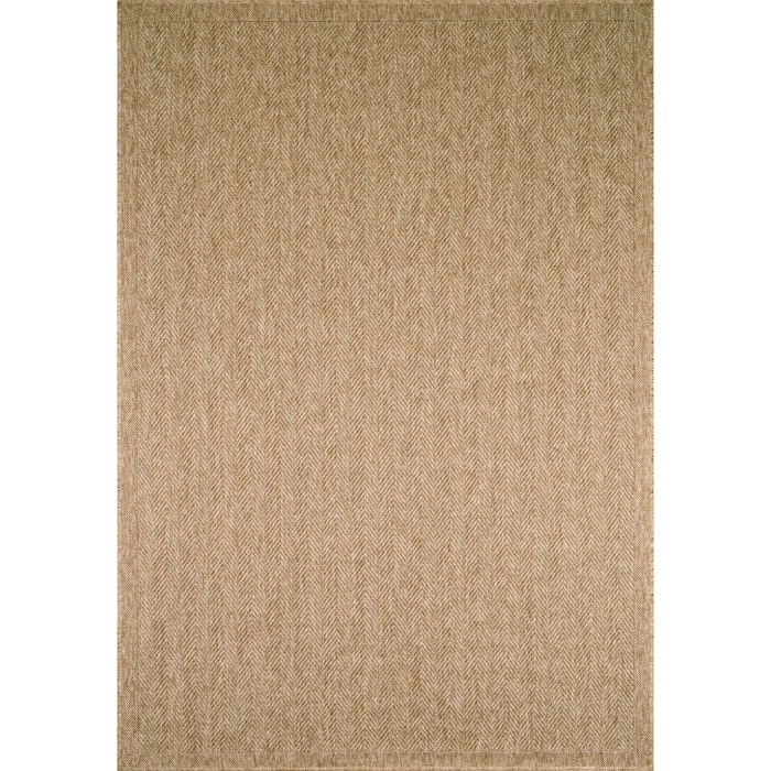 Nature - tapis aspect toile de jute naturel beige