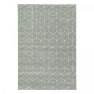 Tapis salon et chambre tissé motif abstrait KEMU