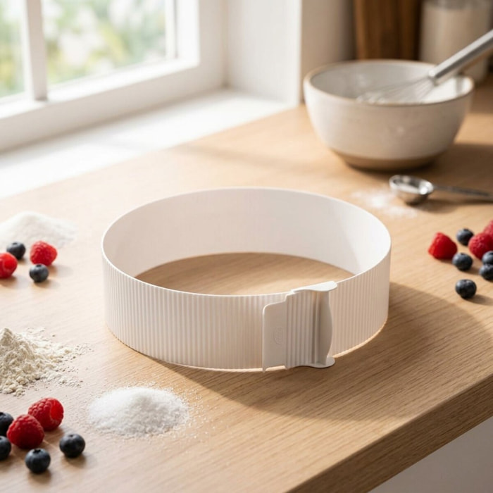 Cercle de pâtisserie en plastique réglable de 15 à 30 cm Dr. Oetker Baker Edition