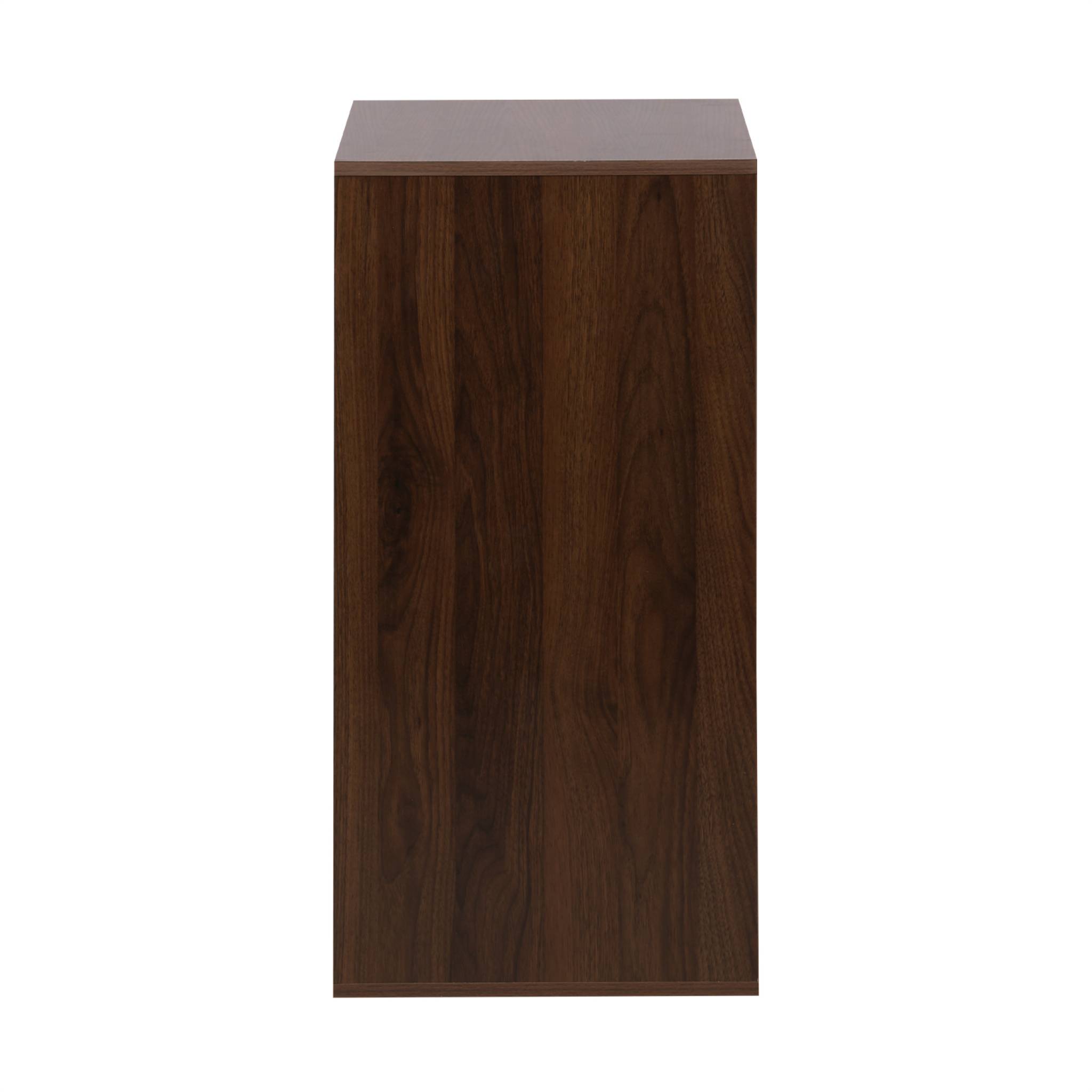 Commode. module de rangement décor bois noyer 3 tiroirs - Kompo