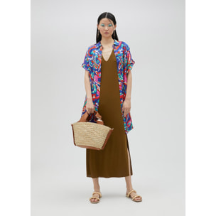 Vestito midi in maglia