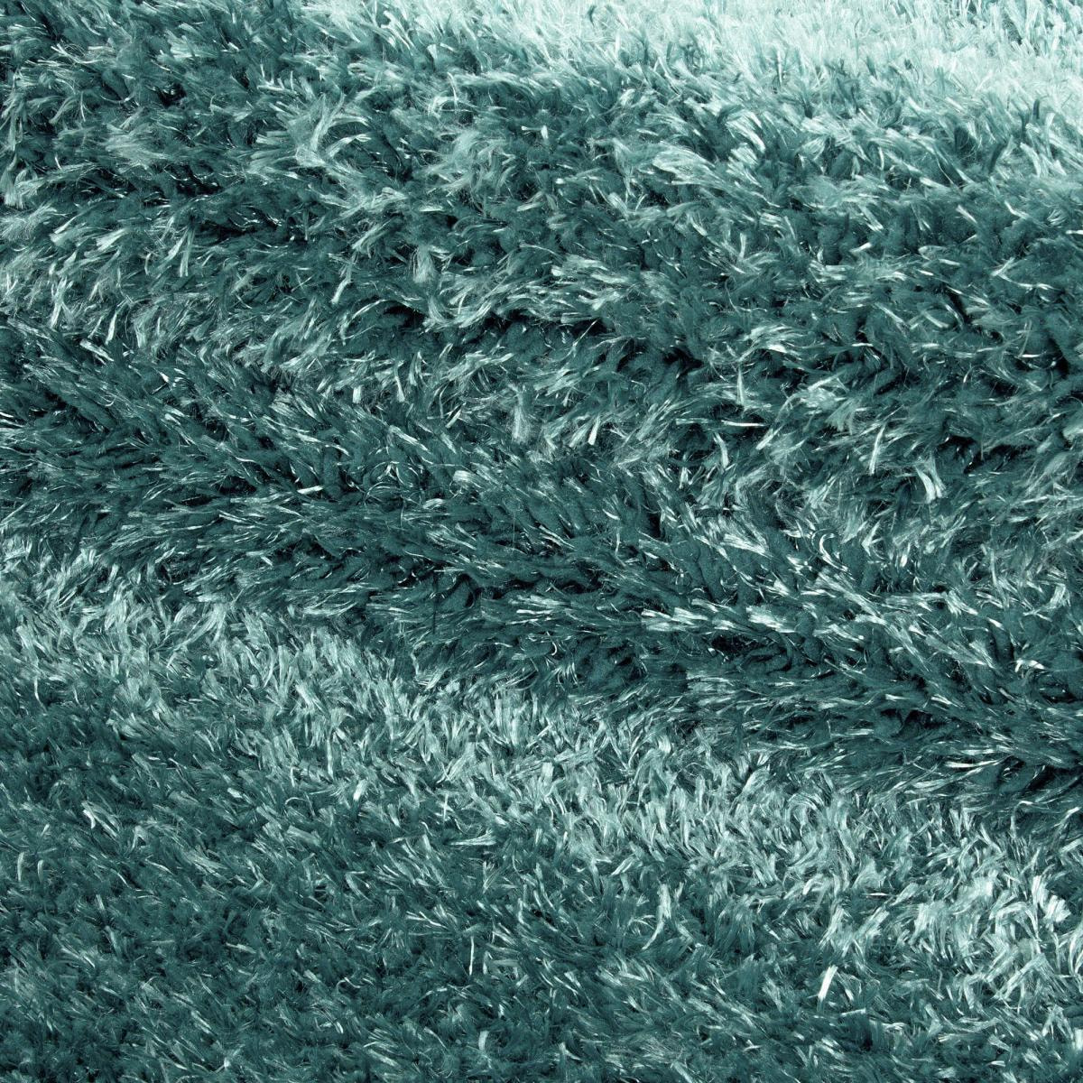 Tapis longs poils shaggy tissé motif uni RAMU