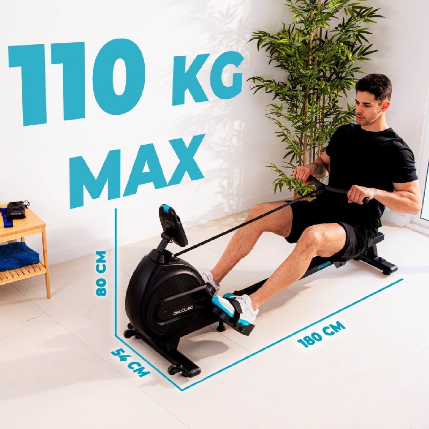 Cecotec Maquina de remo Drumfit Rower 8000 Regatta Cecotec