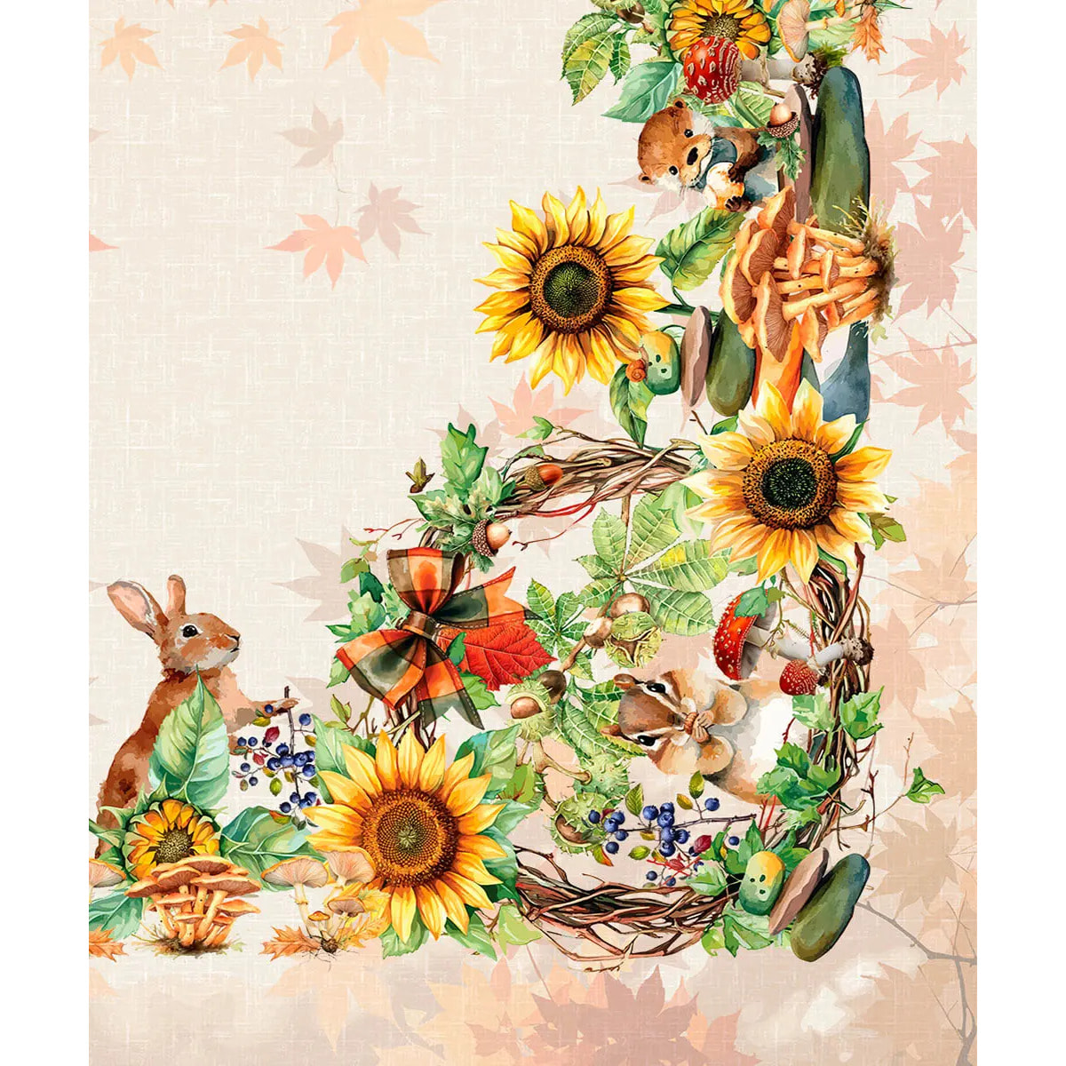 Tovaglia pasquale lavabile 100% cotone GIRASOLI
