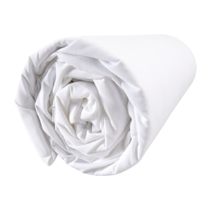 Drap-housse uni en percale, COTON BIO