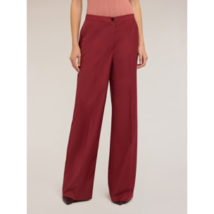 Motivi - Pantaloni wide leg - Bordeaux