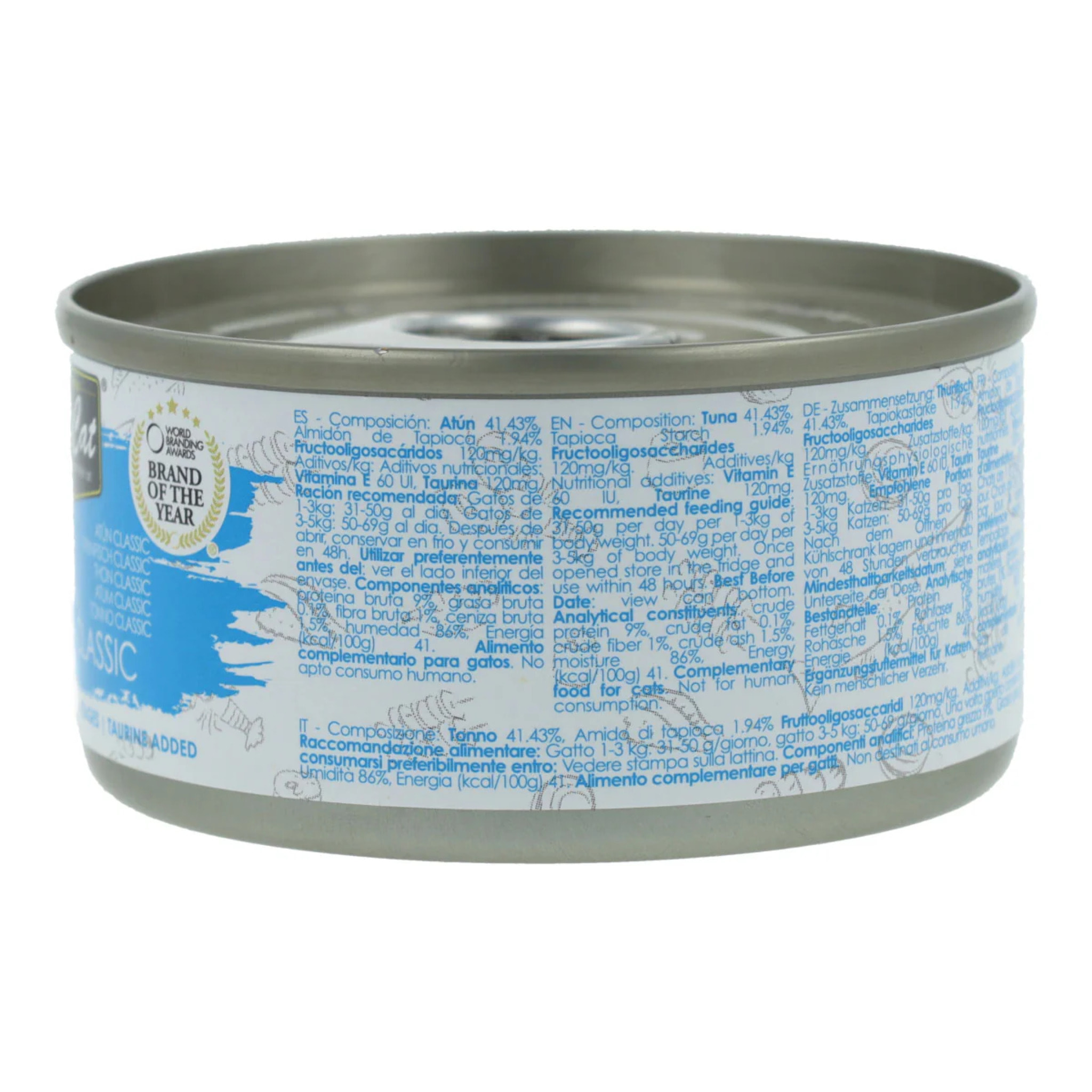 Kit Cat Lata Gravy - Atún Classic 70 g Comida húmeda para gatos en salsa