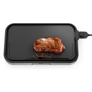 Plancha électrique TEFAL GIANT XL CB631D10 gris à poser, 55x30.4 cm