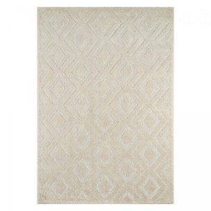 Tapis salon et chambre tissé motif géométrique PIRI