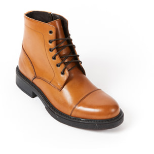 Laced boot Frank Daniel cognac