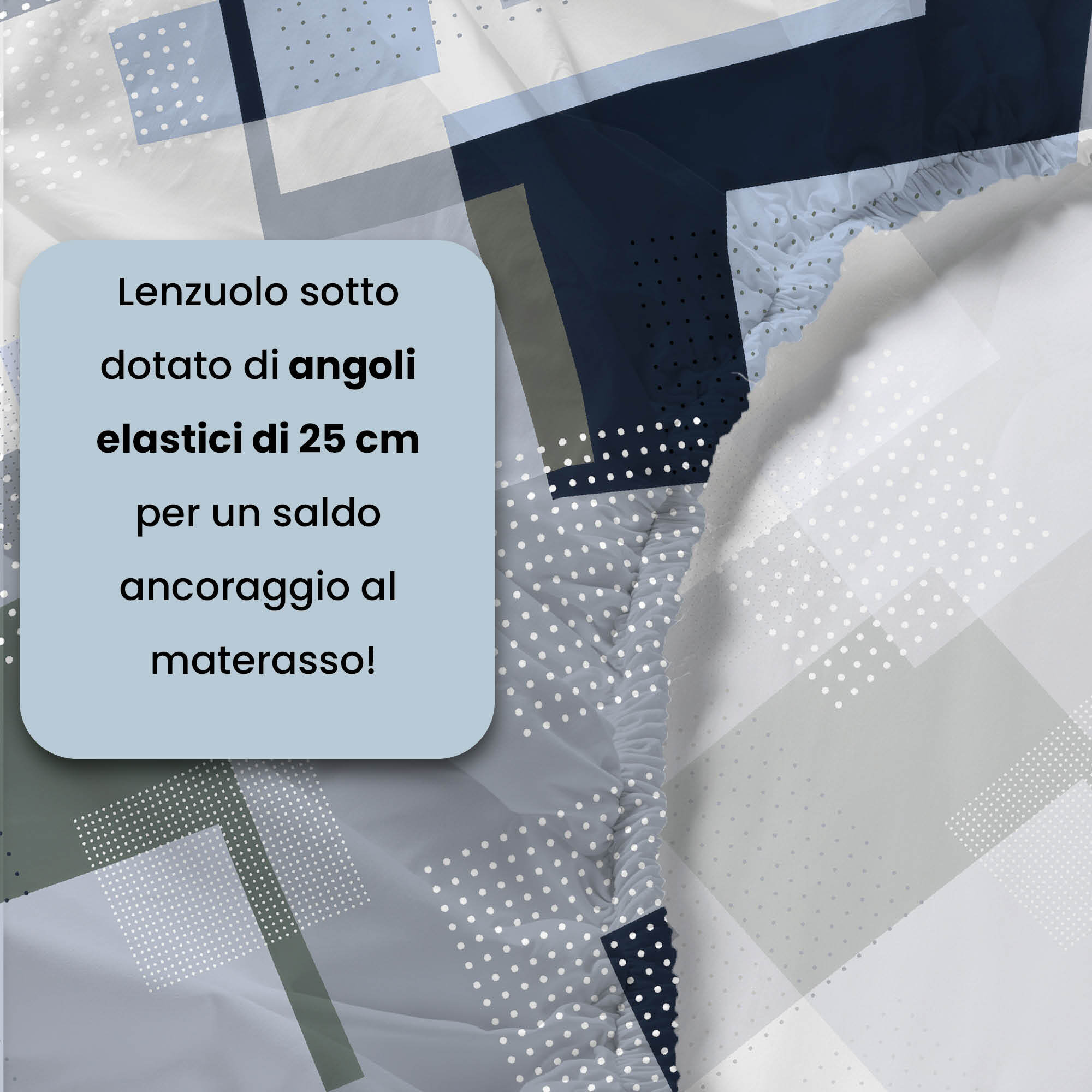 COMPLETO LETTO INFINITY - 100% Microfibra