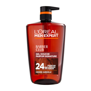 L'Oréal Paris Men Expert Barber Club Gel Douche Corps, Cheveux & Barbe XXL 1000ml