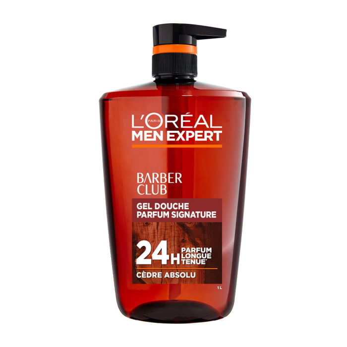 L'Oréal Paris Men Expert Barber Club Gel Douche Corps, Cheveux & Barbe XXL 1000ml