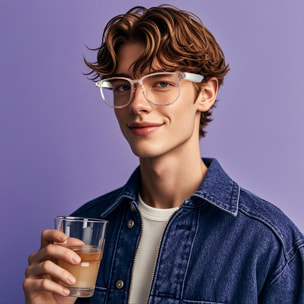 Occhiali intelligenti GS03, chiamata bluetooth, assistente vocale, controllo remoto della fotocamera.