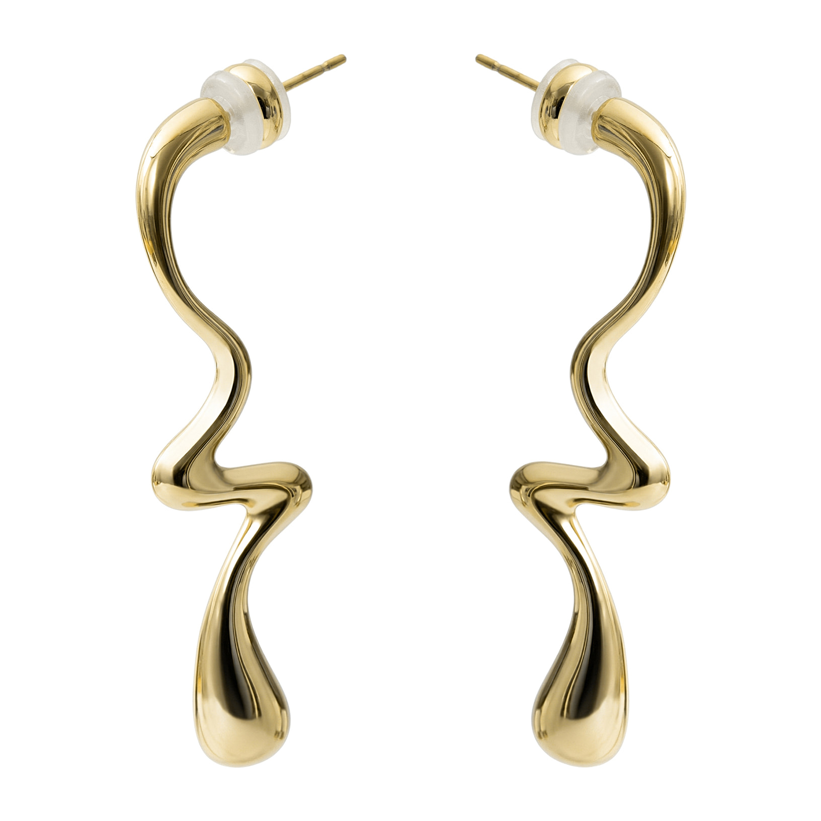 Pendientes Nakim acabado oro amarillo 18k