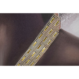 DIPINTO SU TELA NAOMI -A- CM 100X3X100