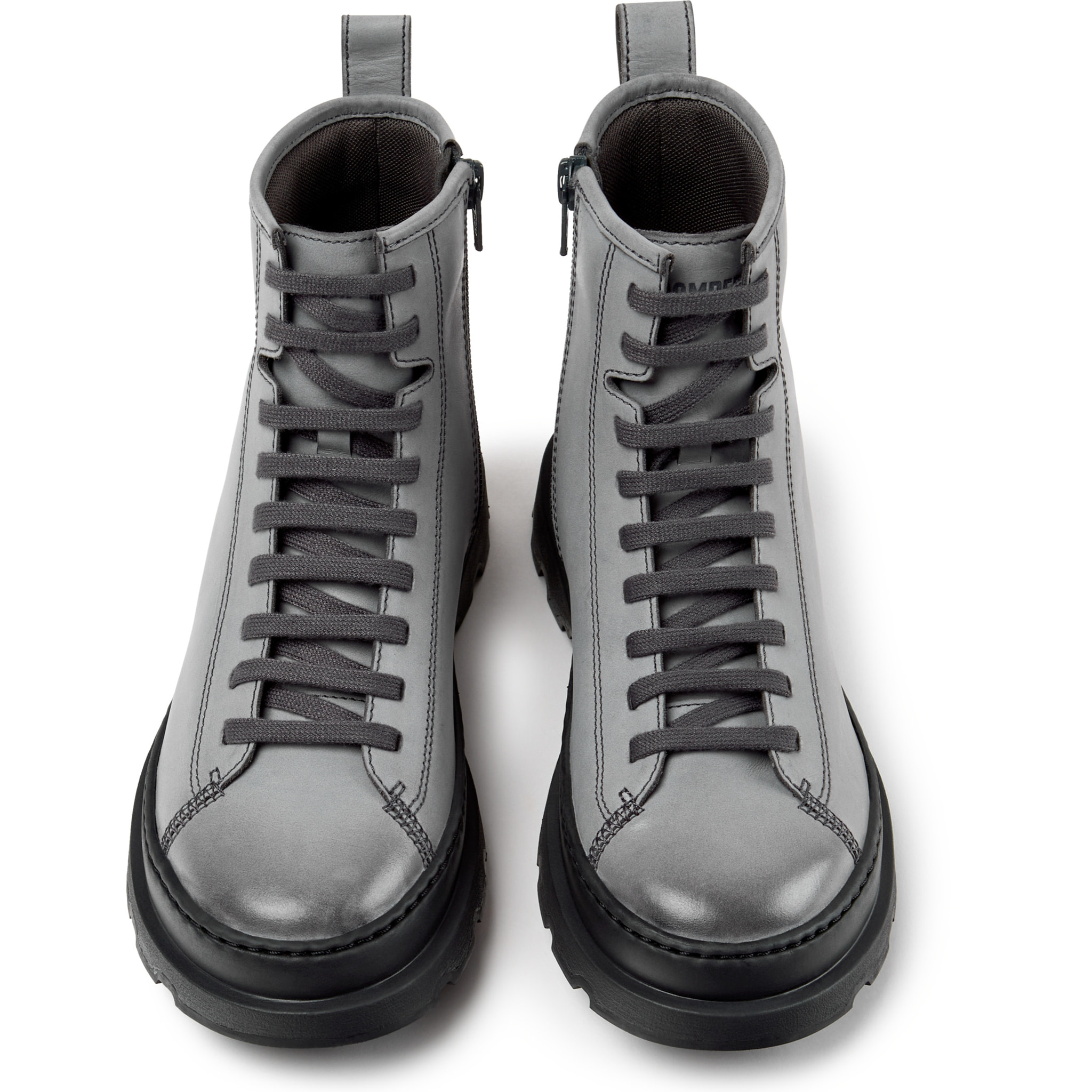 Botines - CAMPER Brutus+ - Gris - Piel lisa