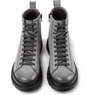 Botines - CAMPER Brutus+ - Gris - Piel lisa