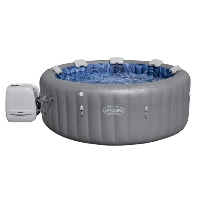 Bestway Spa gonflable rond Lay-Z-Spa Santorini HydroJet Pro 5-7 personnes