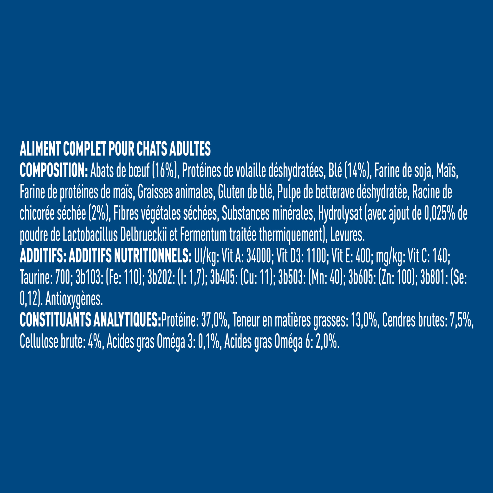 PURINA ONE CHAT Stérilisé Bœuf 800g - Lot de 4