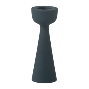 J-Line bougeoir Cone - aluminium - bleu - large