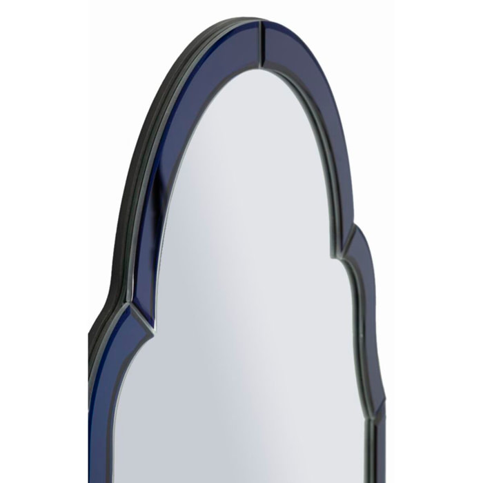 SPECCHIO DA MURO TANGERI BLU CM 47X1X80 (MISURA SPECCHIO CM 41X74)