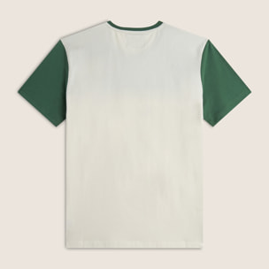 T-shirt da uomo a blocchi di colore