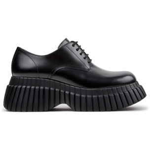 Zapatos de cordones - CAMPER Pix BCN - Negro - Piel lisa