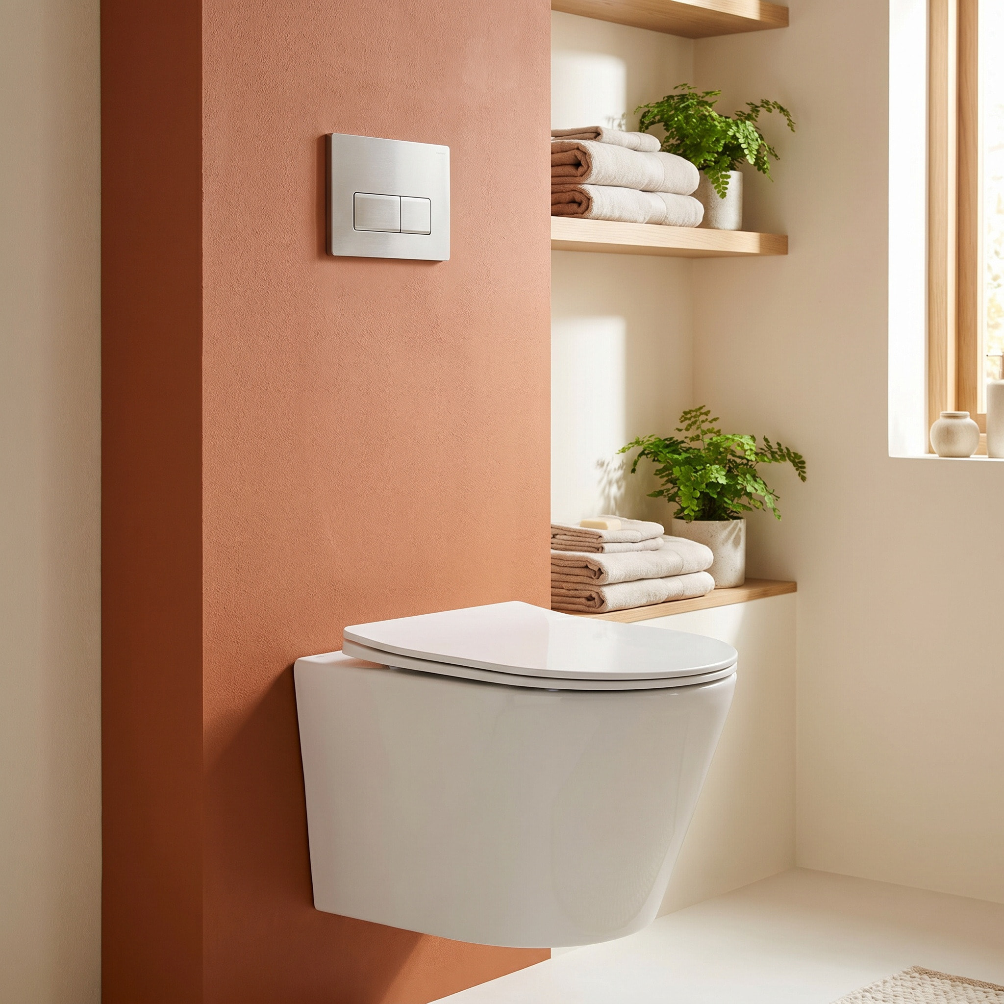 Swiss Aqua Technologies WC suspendu Infinitio sans bride et fixations invisibles + abattant frein de chute (SATINF010RREXP)