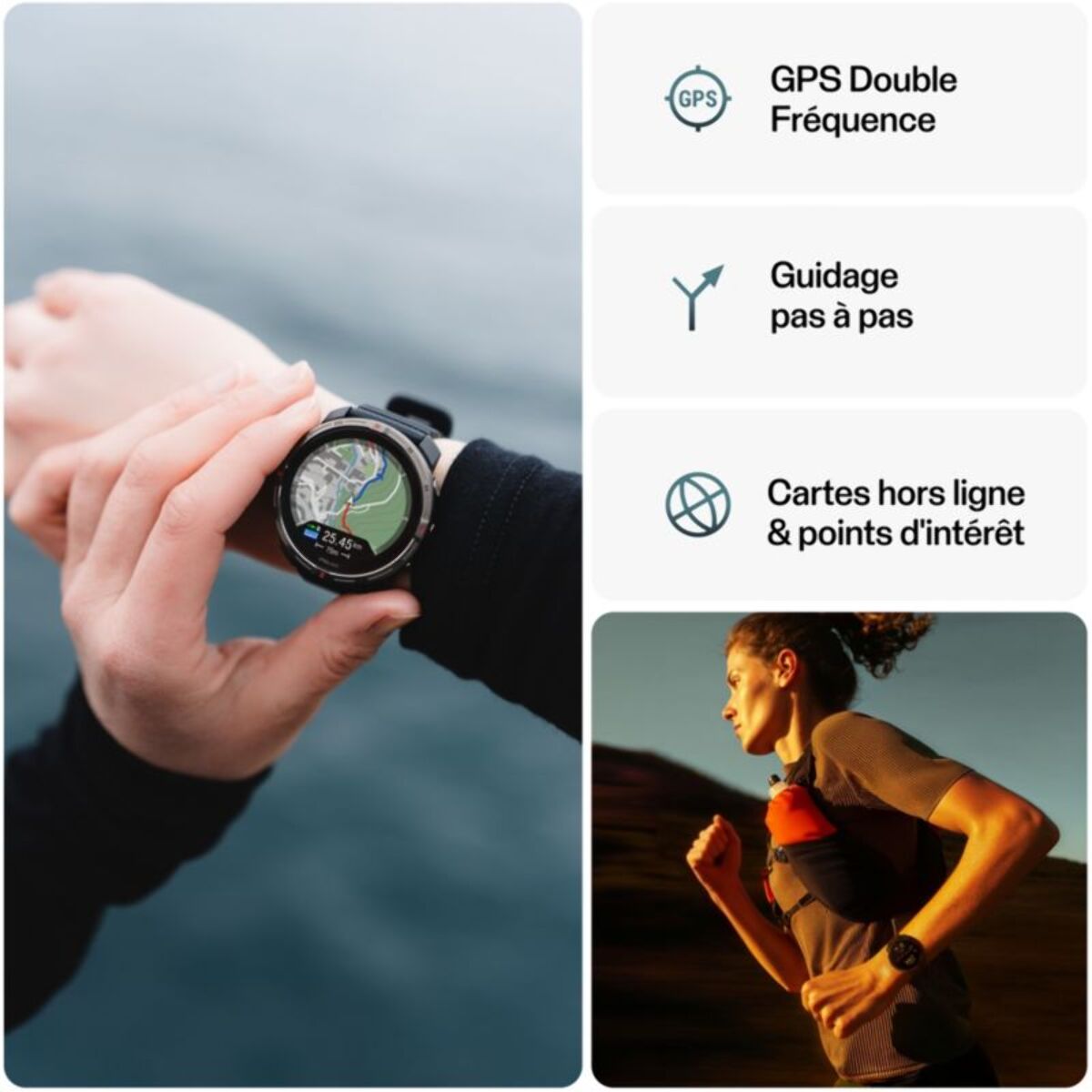 Montre sport POLAR Grit X2 Maron S-L