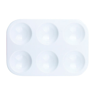 Pack 12 Uds. PALETA 6 HUECOS 19 x 13 cm