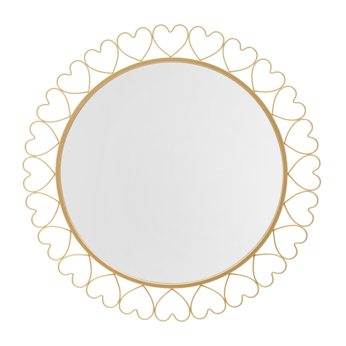 SPECCHIO HEARTS CM Ø 80X2,5