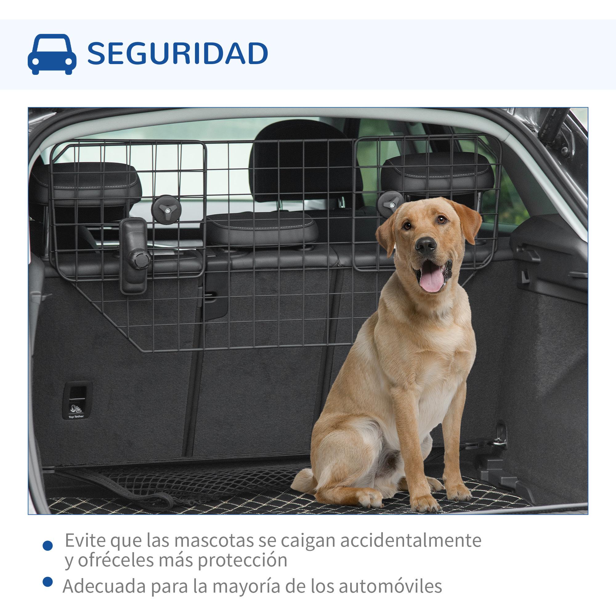 Rejilla de Seguridad de Coche Perros Extensible Barrera Protectora 90-120x40,5cm