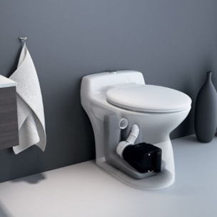 WC broyeur compact WATERMATIC W30SP avec abattant frein de chute