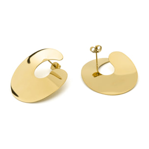 Pendientes Borka acabado oro amarillo 18k