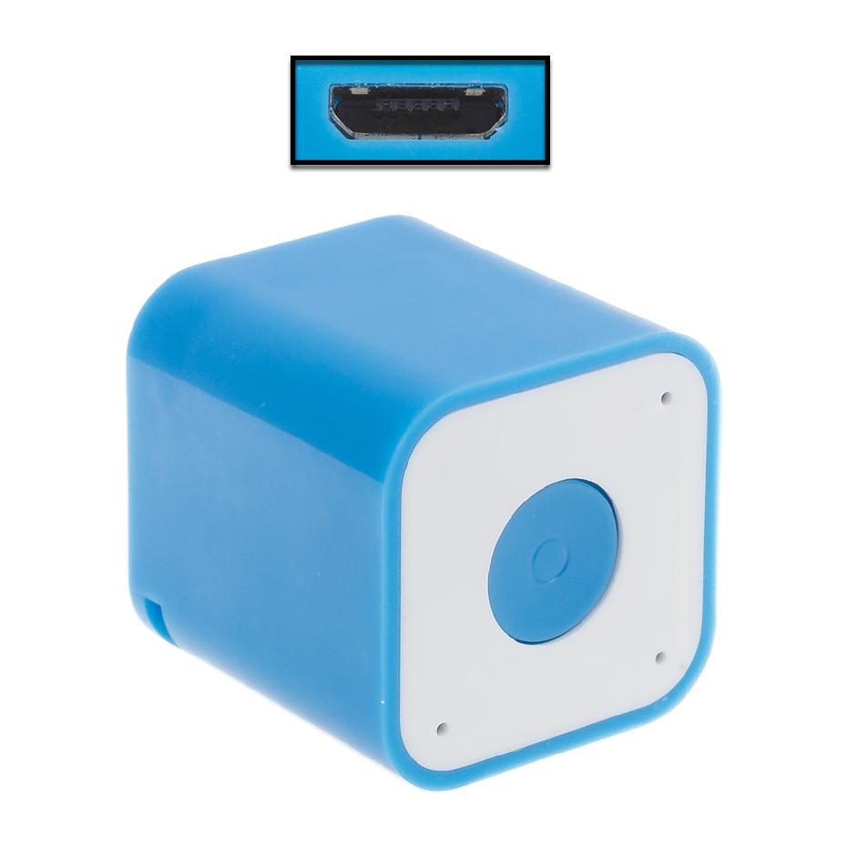 Mini altoparlante bluetooth cubico con vivavoce