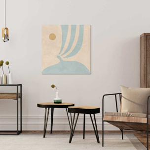 Tableau Affiche illustration brise d'été Toile imprimée