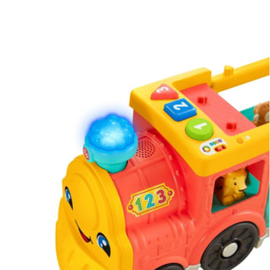 Fisher-Price Little People il trenino dell'ABC Edizione Multilingue, a Spinta con Luci, Musica e Apprendimento Smart Stages unisex Fisher-Price Multicolor