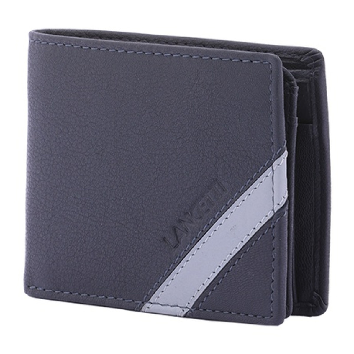 Portafoglio uomo in vera pelle - Modello False - Casual - 9.0 x 11.0 x 2.5 cm