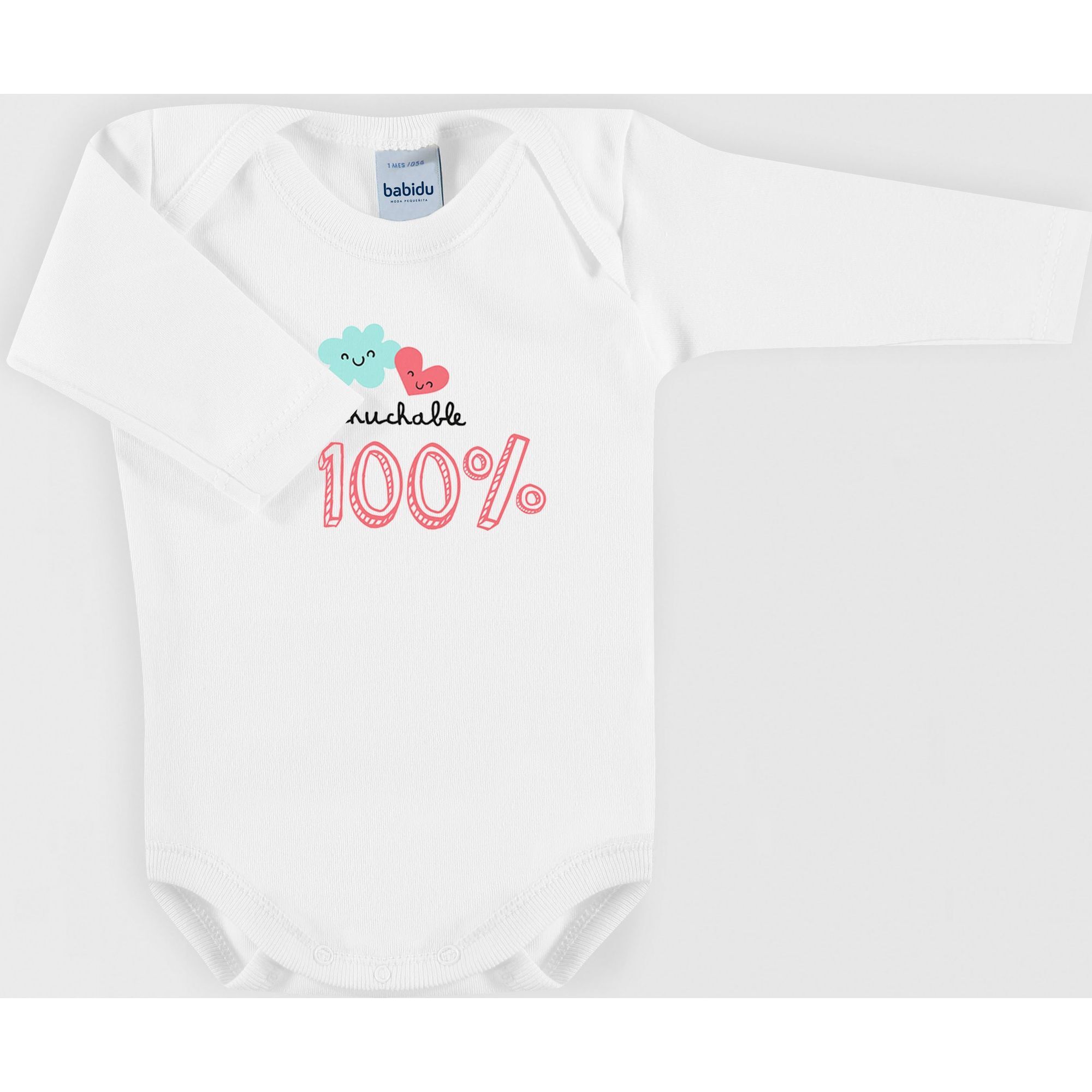 Body bebé manga larga frases americano