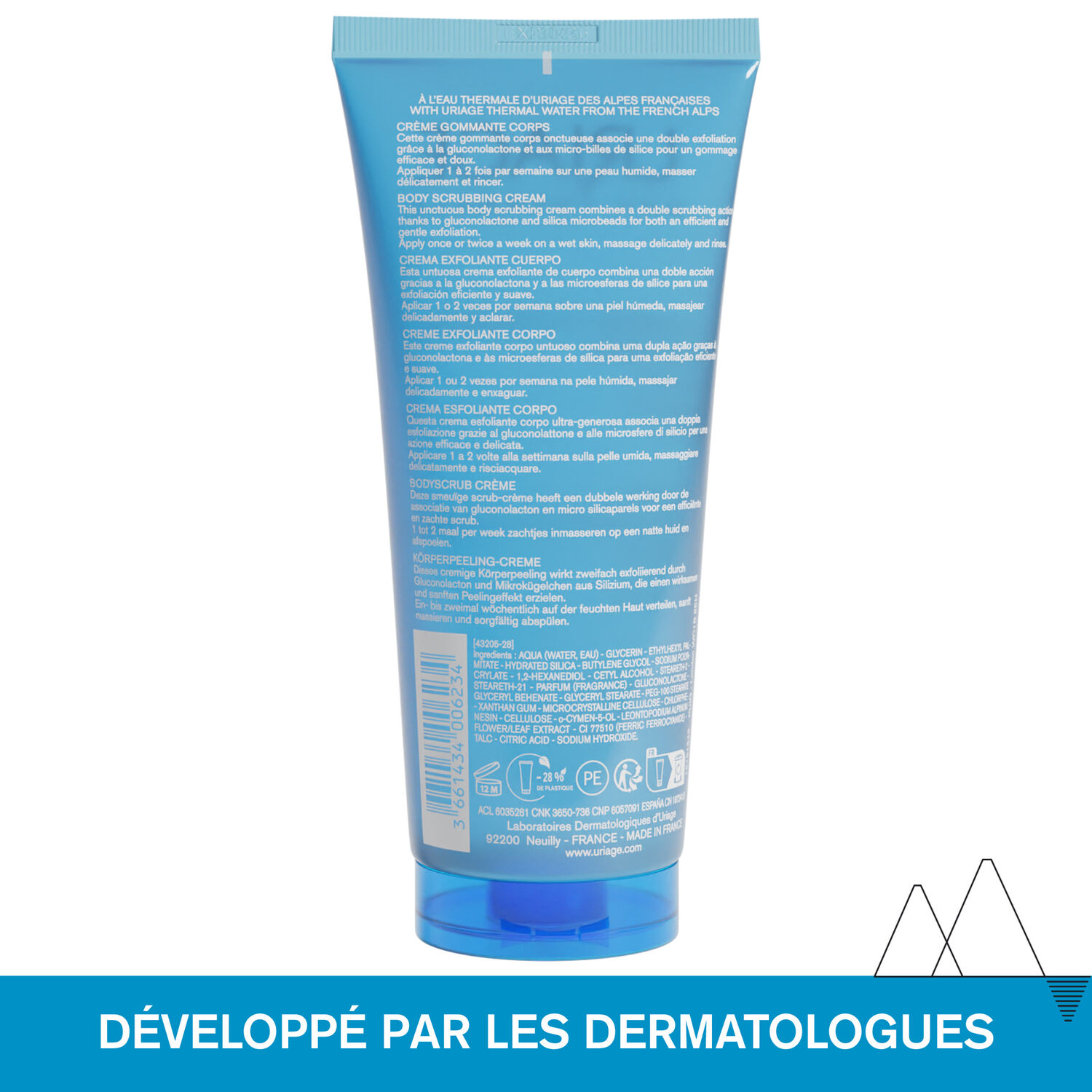 Crème Gommante Corps - Exfolie, Adoucit & Hydrate 200 ml