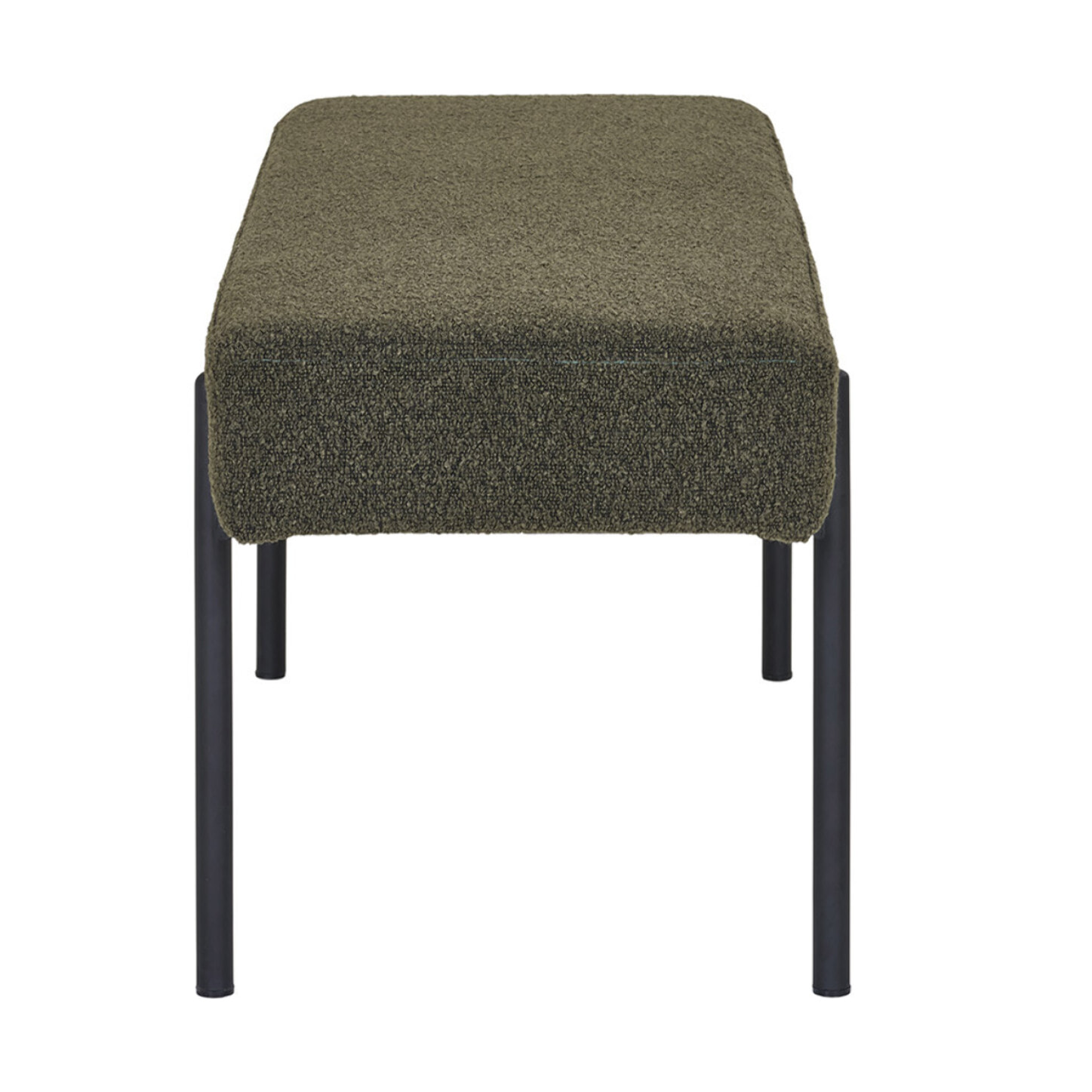 Romeo - banc - tissu bouclette - 100 cm - Vert Kaki