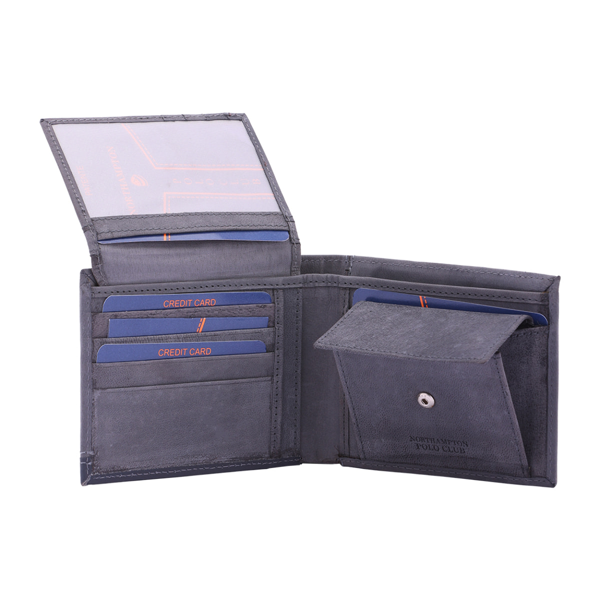 Portafoglio  da uomo In Vera pelle Made in Italy 10x12x3 cm