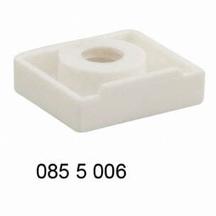 Tuercas de montaje WALRAVEN para collarín BIS StarQuick - Blanco - 0855006
