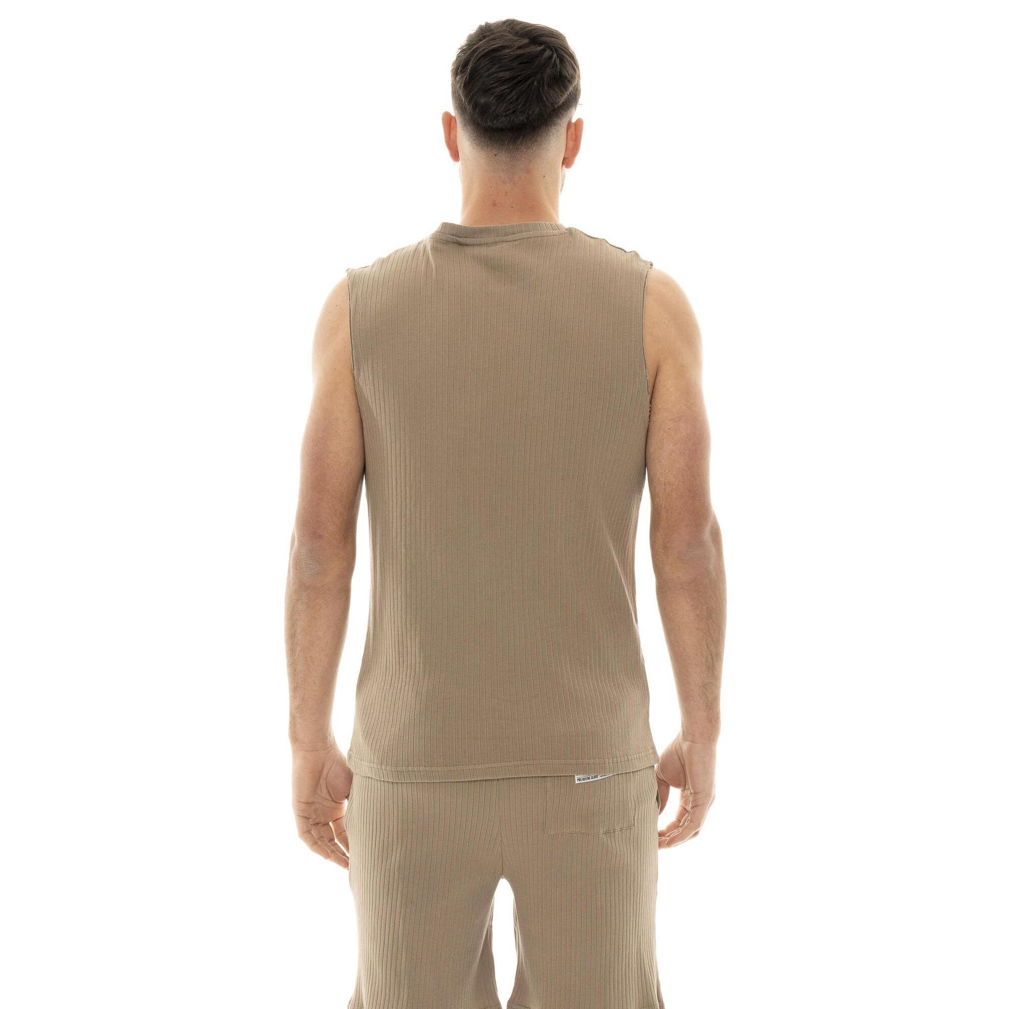 Camiseta sin mangas de canalé Leone 1947 Apparel. Libertad de movimiento.