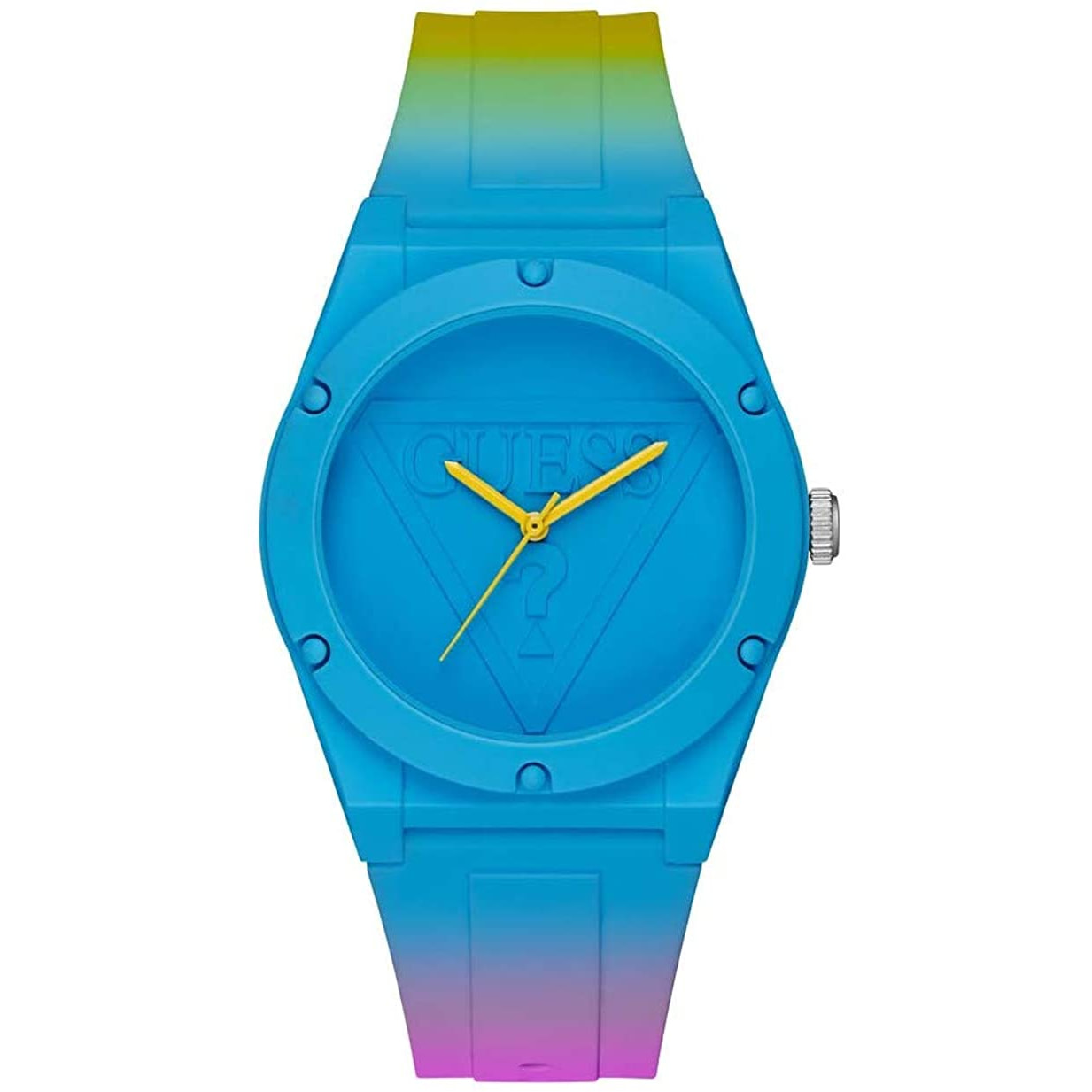 Reloj Guess W0979L28 Unisex Analogico Cuarzo con Correa de Silicona