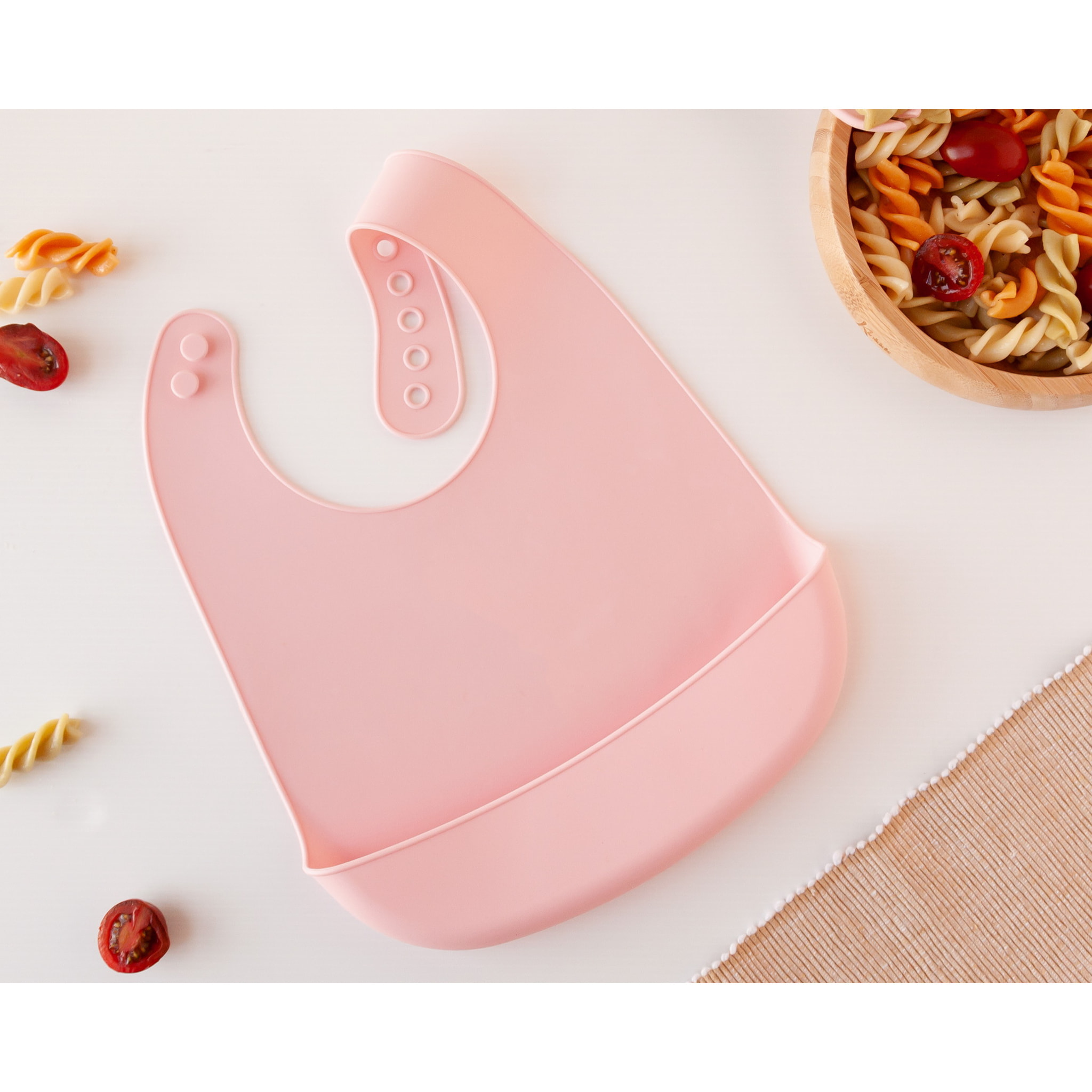 BABERO BLANDITO SILICONA ROSA