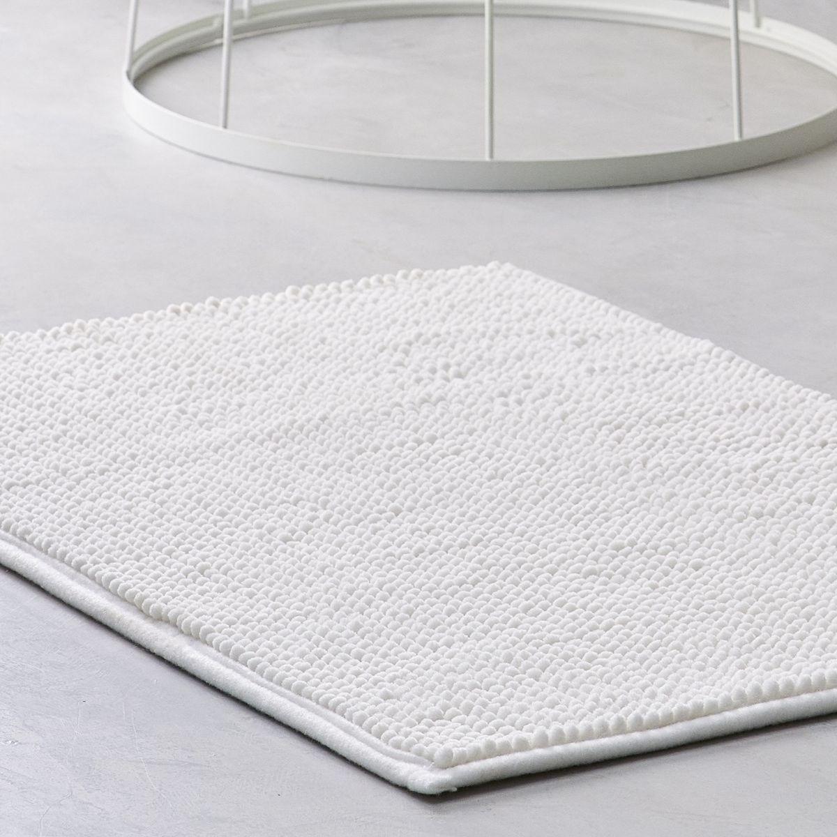 Tapis de bain Bubble uni ESSENTIAL blanc