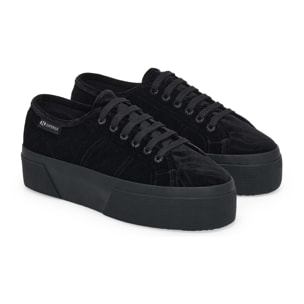Superga - Scarpe da donna Donna Nero - 3790 VELVET ZEBRA LEGGERA